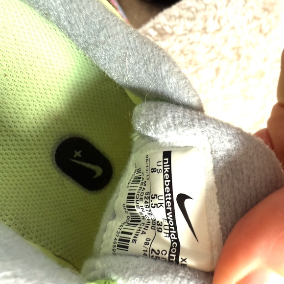 NEON YELLOW NIKE LUNARLON LUNATGLIDE 4 Size 8 - Picture 5 of 8